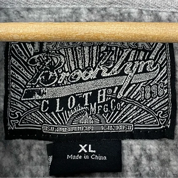 Trademark Brooklyn Cloth MFG Co All Over Print Aztec Oversized Hoodie Sweatshirt - Picture 8 of 10